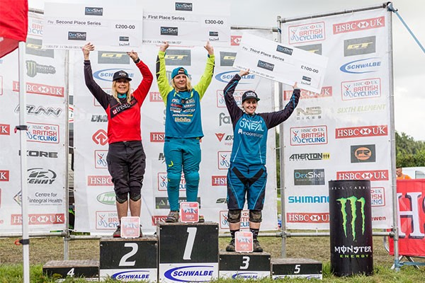 Lindsay on the podium in second place